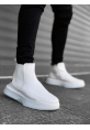 Men's Casual Boots High Sole 150 White