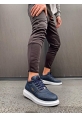 Men's Casual Shoes High Sole 040 Navy Blue