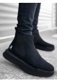 Men's Casual Boots High Sole 150 Black