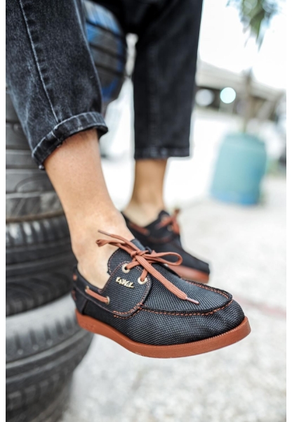 Kn8 Men's Casual Shoes Seasonal Linen Shoes - Black