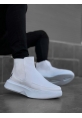 Men's Casual Boots High Sole 150 White