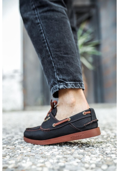 Kn8 Men's Casual Shoes Seasonal Linen Shoes - Black