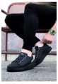 W29 Black Thick Sole Casual Men's Shoes