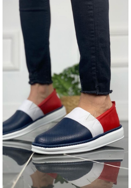 Padilon Men's Shoes CH091 BT BLUE-WHITE-RED