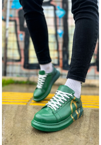 CH254 CBT Pittura Men's Shoes 491 GREEN / DARK GREEN V