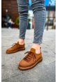 CH307 Knitwear Men's Shoes BROWN