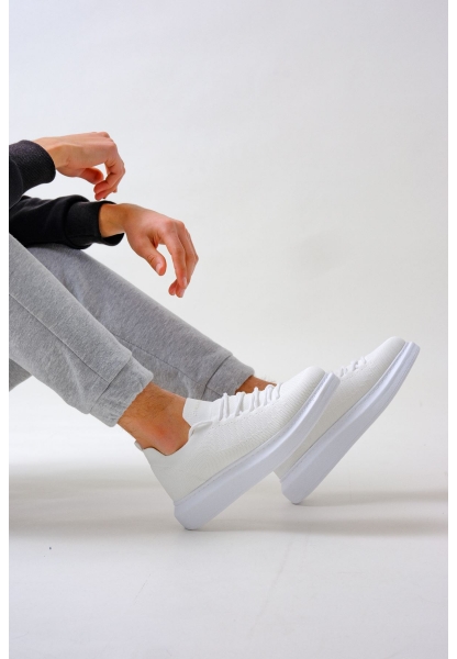 CH307 Knitwear Men's Shoes White