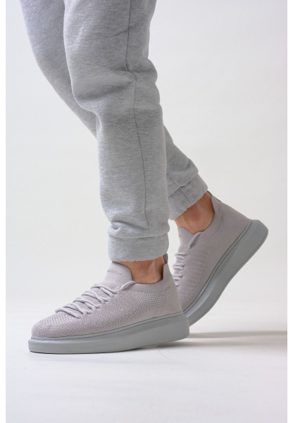 CH307 Knitwear Men's Shoes Gray