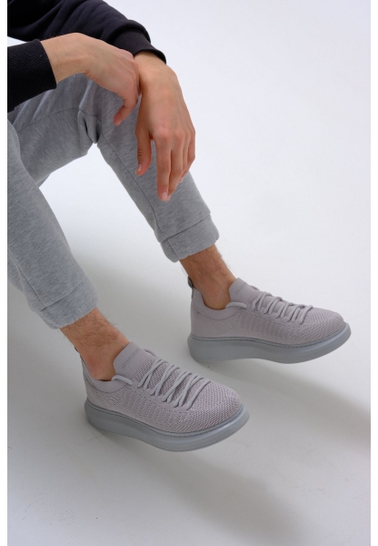 CH307 Knitwear Men's Shoes Gray