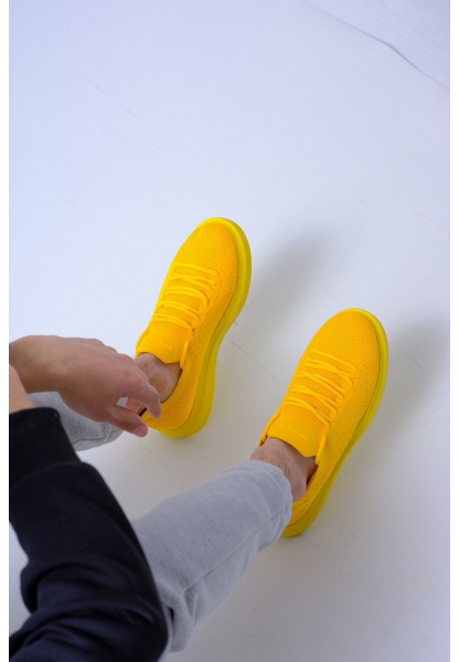 CH307 Knitwear Men's Shoes Yellow