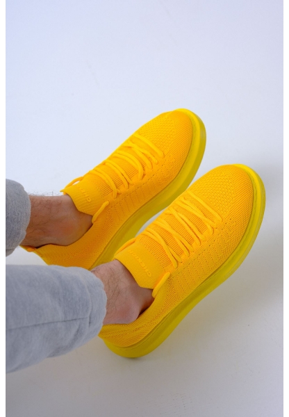 CH307 Knitwear Men's Shoes Yellow