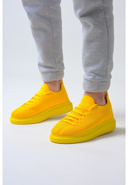 CH307 Knitwear Men's Shoes Yellow