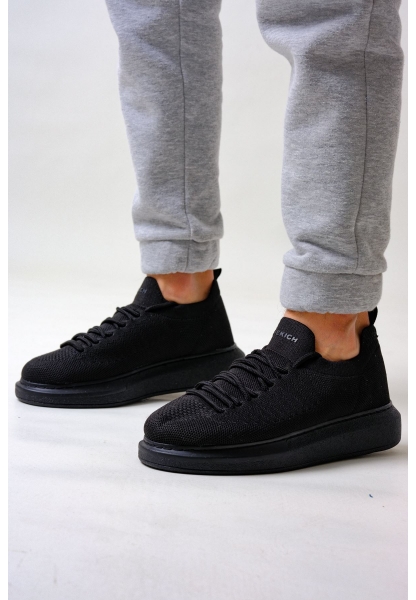 CH307 Knitwear Men's Shoes Black