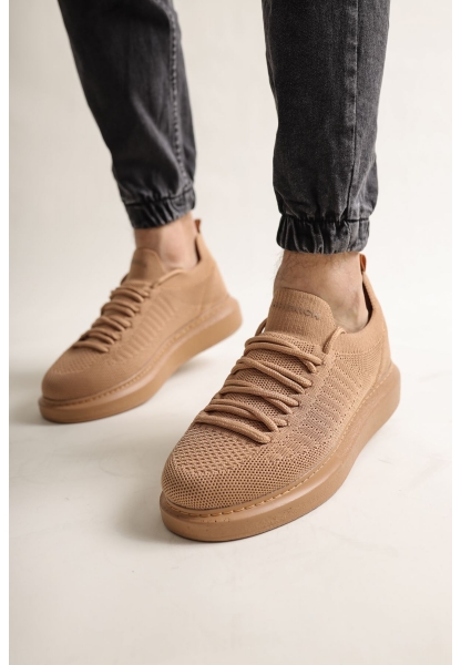 CH307 Knitwear Men's Shoes Tan