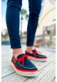 CH311 Espadrilles Men's Shoes BLACK - RED