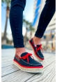 CH311 Espadrilles Men's Shoes BLACK - RED