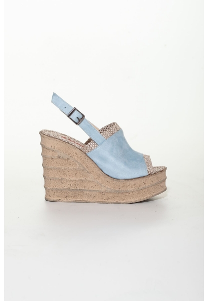 Padilon Wedge Heeled Shoes ABN0405 Blue