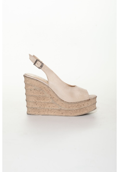 Padilon Wedge Heels Women's Shoes ABN0406 Beige 