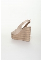 Padilon Wedge Heels Women's Shoes ABN0406 Beige 