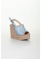 Padilon Wedge Heeled Shoes ABN0405 Blue