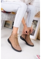 DIANA GENUINE LEATHER BOOTS ERC1090 SAND