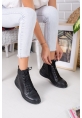 DIANA GENUINE LEATHER BOOTS ERC1090 BLACK