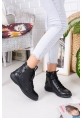 DIANA GENUINE LEATHER BOOTS ERC1090 BLACK