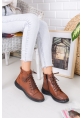 DIANA GENUINE LEATHER BOOTS ERC1090 TAN