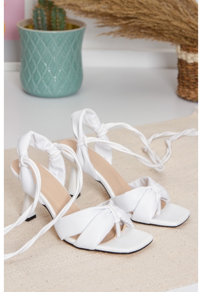 Saulden Heeled Shoes BYC1704 White