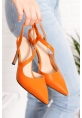 LIVASY WOMEN'S HEELED SHOES BYC1108 ORANGE