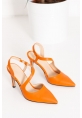 LIVASY WOMEN'S HEELED SHOES BYC1108 ORANGE