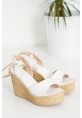 Padilon Wedge Heeled Shoes LZT0500 White