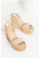 Padilon Wedge Heeled Shoes LZT0500 Cream 2 