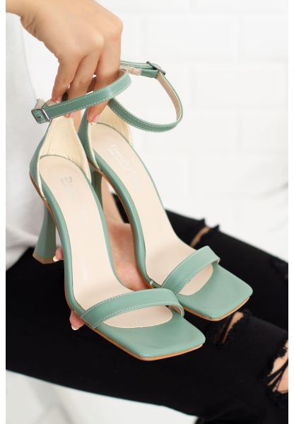 Bresta Heeled Women's Shoes TNR0501 Green