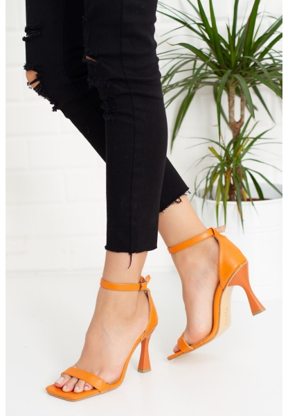 Bresta Heeled Women's Shoes TNR0501 Orange