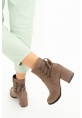 Garis Women Boots TNR0210 Mink