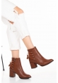 Garis Women Boots TNR0210  Tan