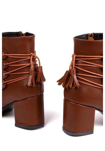 Garis Women Boots TNR0210  Tan