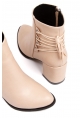 Garis Women Boots TNR0210 Cream