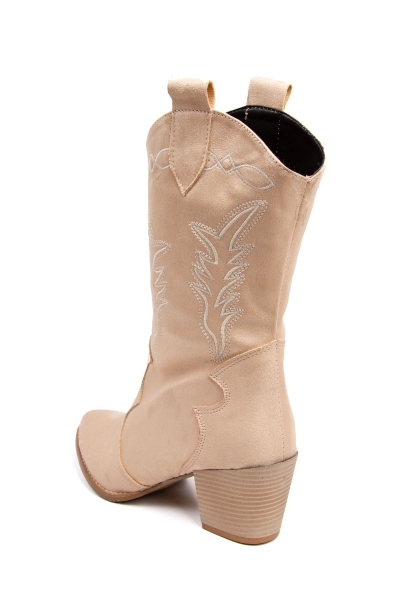 VALENCIA WOMEN'S BOOTS BLS5100 CREAM