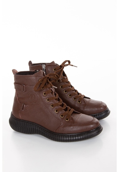 DIANA GENUINE LEATHER BOOTS ERC1090 COFFE