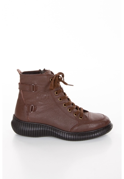 DIANA GENUINE LEATHER BOOTS ERC1090 COFFE