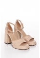 TOLDIYA HEELED SHOES BYC2002 CREAM