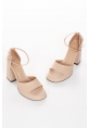 TOLDIYA HEELED SHOES BYC2002 CREAM