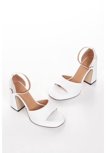 TOLDIYA HEELED SHOES BYC2002 WHITE