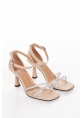 MENTINA HEEL SHOES BYC0716 CREAM