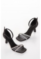 MENTINA HEEL SHOES BYC0716 BLACK