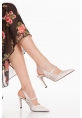 NASRITA HEELED SHOES BYC2103 CREAM SATIN