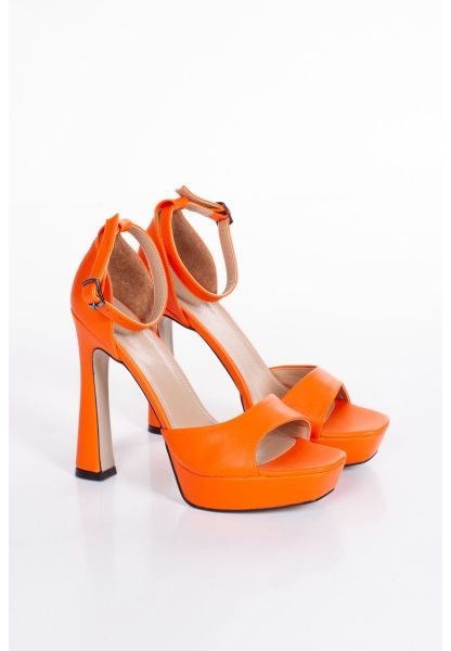 PADILON WOMEN'S HEELED SHOES BYC1801 ORANGE