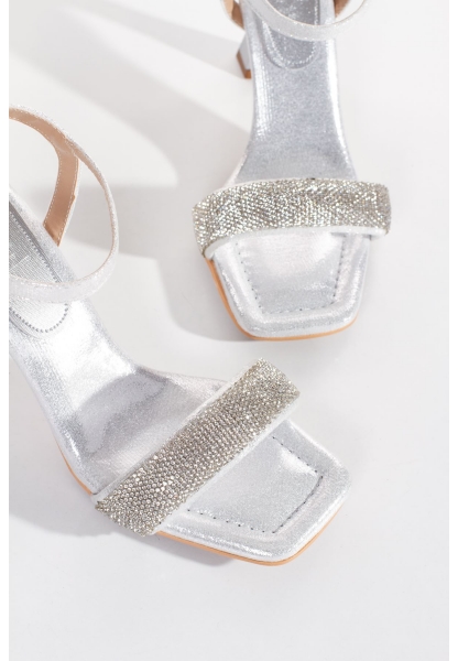 MEGANS HEELED SHOES VTR0311 SILVER